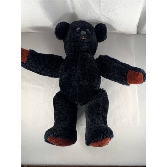 Plush bear Los Angeles Dodgers Knit Outfit. 18" Vintage 1980s handmade - Picture 9 of 11